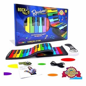 Colorful Roll-Up Piano for Kids